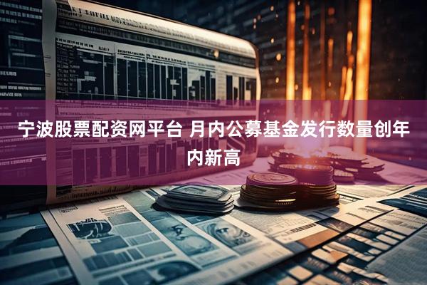 宁波股票配资网平台 月内公募基金发行数量创年内新高